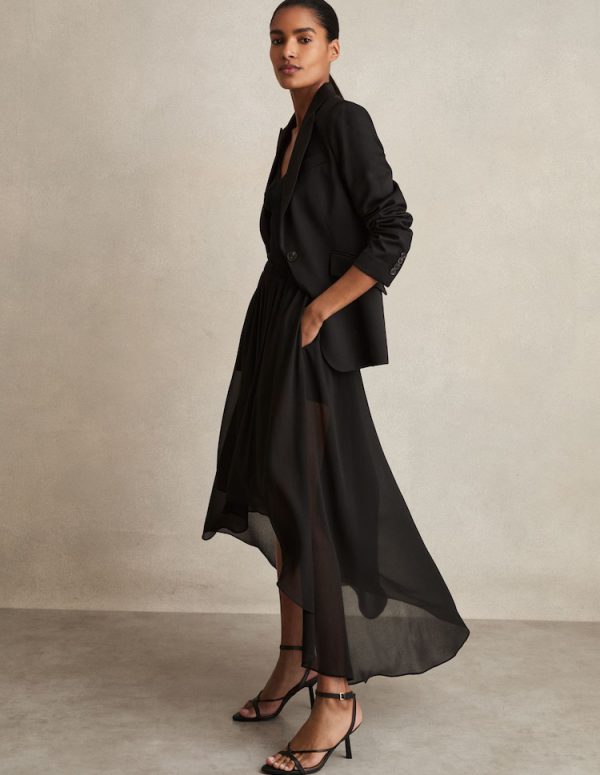 Eclipse Sheer Draped Shorts